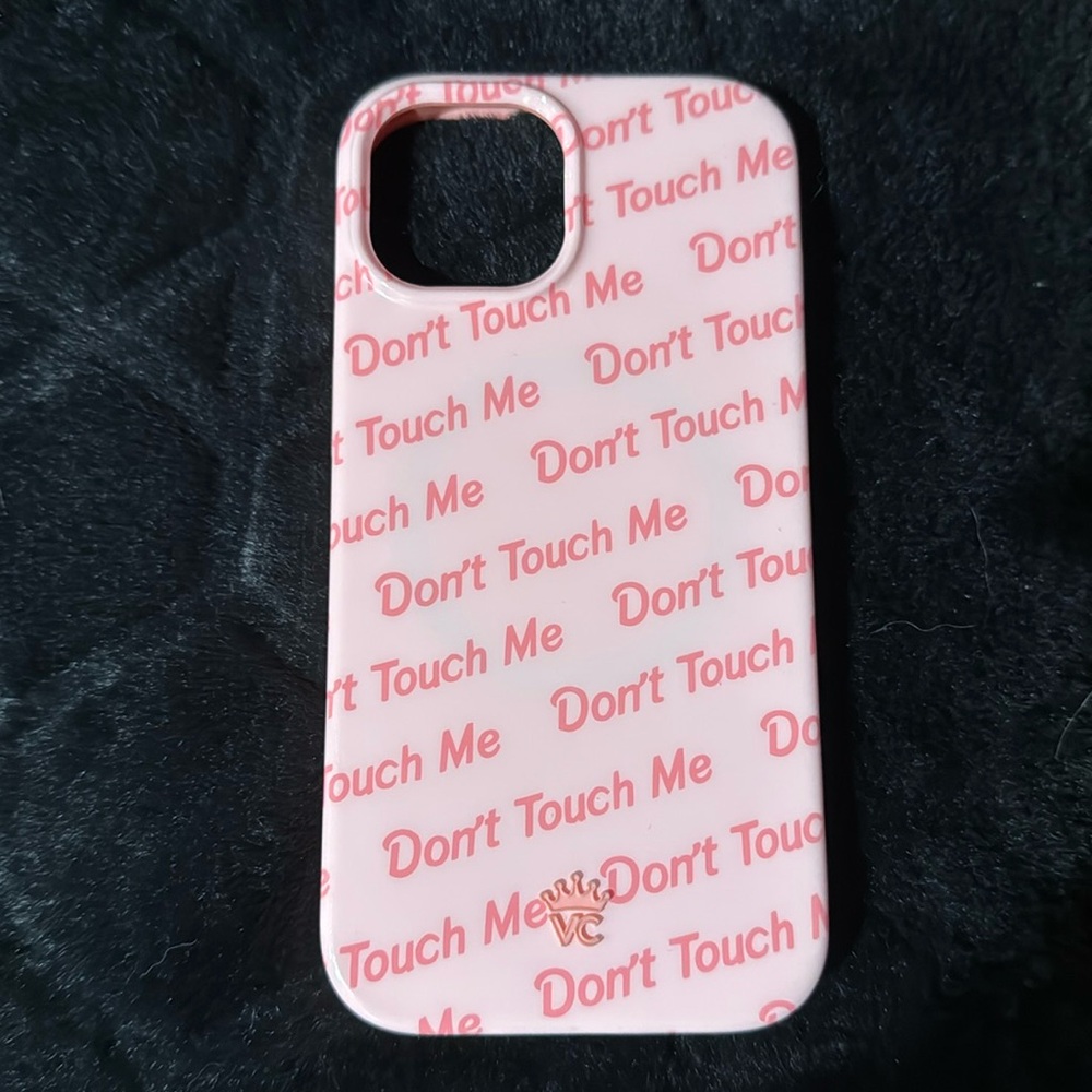 Velvet caviar iPhone 15 ‘Don’t touch me’ case